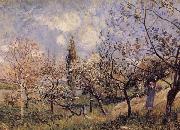 Alfred Sisley Orchard in Sping-By oil painting